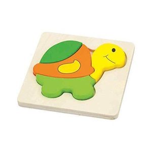 Wootswood-Jigsaw puzzle en bois adulte et enfant - La tortue