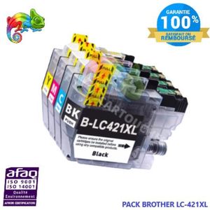 Starink LC422 LC422XL Cartouche d'encre Compatible pour Brother LC