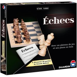 coffret echecs en bois cdiscount