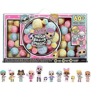 POUPÉE L.O.L SURPRISE - 12 Boules magiques, avec des poupées à collectionner - Mega Ball