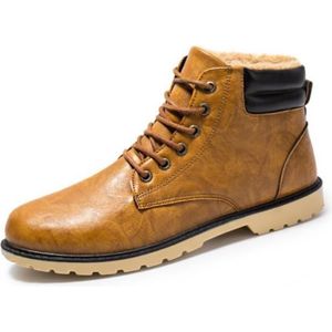 Bottines homme fourrees cuir - Cdiscount