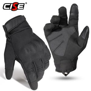 GANTS - SOUS-GANTS Gants de moto chauds à écran tactile pour hommes et femmes,équipement de protection de motoneige,motocross- Black[F9624]