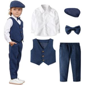 COSTUME - TAILLEUR Costume Enfant Garcon Mariage Vestons 3pcs Vêtemen