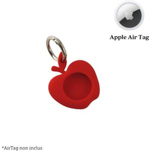 HOUSSE - ÉTUI Ovegna AT2 : Étui de Protection pour Apple AirTag, Housse de Protection en Silicone, Porte-Clés Antichoc, Anti-Rayures