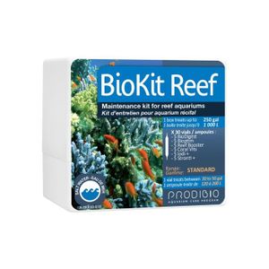 AQUARIUM PRODIBIO BioKit Reef - 30 ampoules - Pour aquarium
