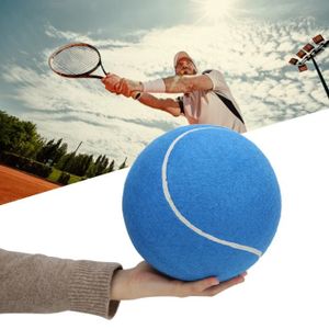 BALLE DE TENNIS SALALIS balle de tennis en caoutchouc Grande balle de Tennis gonflable en caoutchouc de 8 pouces, jouet pour sport cordes Bleu