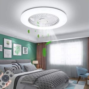 VENTILATEUR DE PLAFOND LED Ventilateur Au Plafond Lère Dimmable Moderne 7