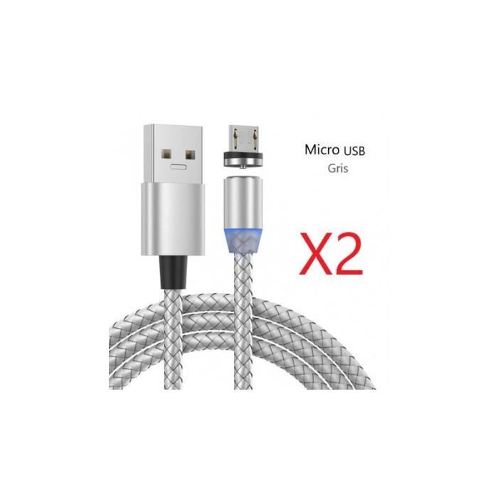 Câble Micro USB à embout magnétique 1,2m