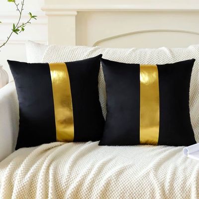 Housse De Coussin Carrée Le Coq Noir - Tapisserie - 45 Cm - Neuf