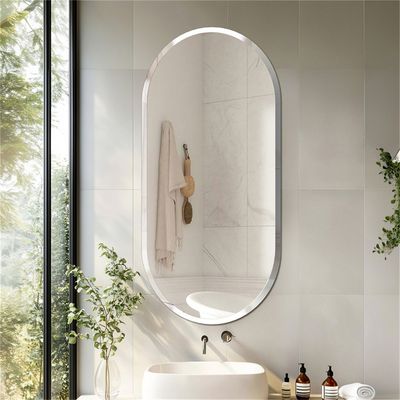 Miroir Mural En Agate Bleue 16x20 Pouces – Déco Salle De Bain, Salon – Artisanat Indien