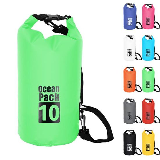 Wasserdichter Dry Bag 2L Bis 30L – Mit Schultergurt, Für Kajak, Camping, Strand, Schwimmen, Inkl. Handyhülle