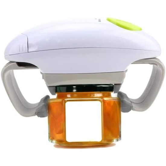 Ouvre-bouteille électrique ONE TOUCH Modèle KC85 - Compact Et Automatique - Fonctionne Sur Piles - Blanc