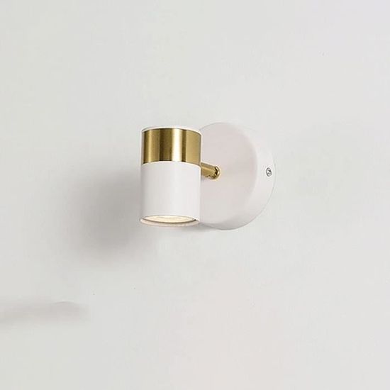 Lampe De Lecture Murale Pivotante - Blanc Mat - Pour Ampoule GU10 - Éclairage D'ambiance Intérieur