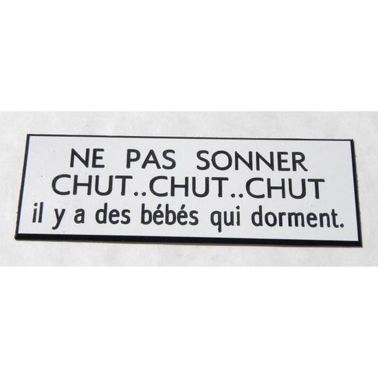 Il Y A Bebe Qui Dort Ft 70x0 Mm Plaque Gravee Ne Pas Sonner Chut Chut Home Decor Home Decor Plaques Signs Il Y A Bebe Qui Dort Ft 70x0 Mm Plaque Gravee Ne Pas Sonner Chut Chut Home Decor Home Decor Plaques Signs