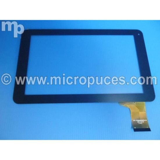 Vitre Tactile De Remplacement Pour Tablettes Polaroid MID1045, MID1047, MID1048, MID4810, MIDB148, YCF0320-D