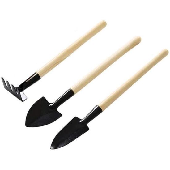 Kits d'outils de Jardinage, 3 Pcs Transplantation Succulente Outils Mini Outils Bonsaiuml; Pelle Multifonctionnelle Racirc;teau Pl