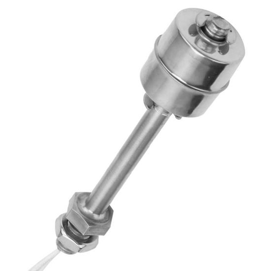 Interrupteur à Flotteur Double Boule Acier Inoxydable – Capteur Niveau Eau – Longueur 200 Mm (autres Tailles Dispo) – Pour Réservoirs, Aquariums
