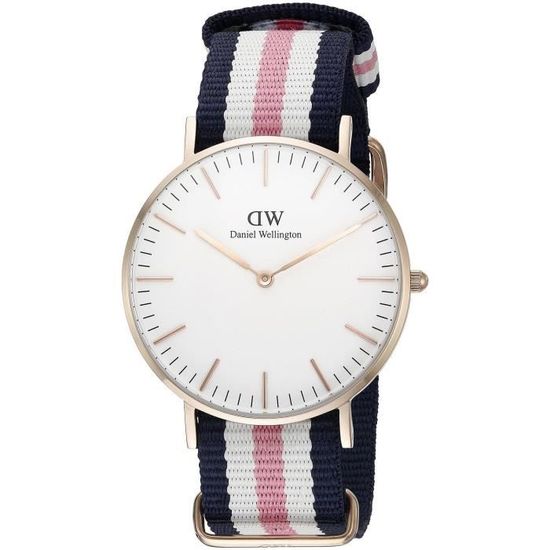 Denier Gaulois Montre Analogique Femme Daniel Wellington Nylon