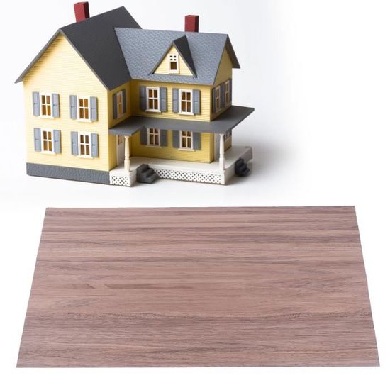 Set of 3 Plancher De Maison Poupée Miniatures Papier Peint Peler Coller
