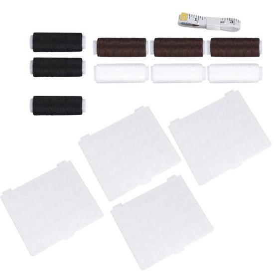 10 Bobines Vides Plastique Blanc 8,1 X 8,3 Cm – Pour Fil, Perles, Chaînes, Organisation