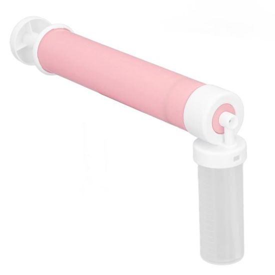 Aérographe Manuel Pour Décorer Gâteaux - Pistolet à Paillettes Et Colorants Avec 4 Tubes - Violet, Pour Cupcakes, Cookies, Desserts - 3
