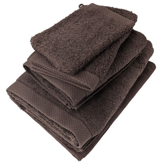 2 Draps De Bain Extra Larges En Pur Coton égyptien - Super Doux Et Très Absorbants (100x200 Cm, 700 G/m²) - Marron Chocolat