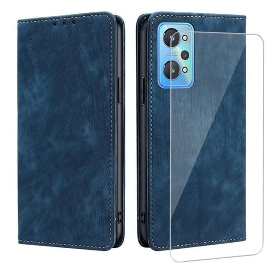 Étui Portefeuille Zanae Realme 8 5G Bleu clair