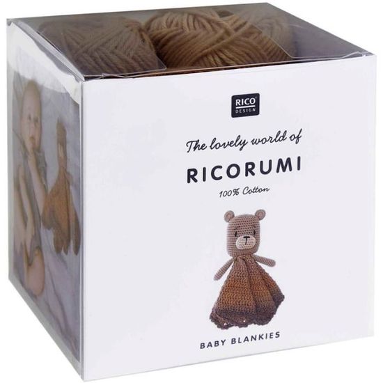 Kit De Crochet Ours En Peluche Amigurumi - Coton Doux Certifié OEKO-TEX, Crochet N°5 Inclus