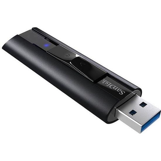 SanDisk Extreme PRO 512 Go Clé USB 3.2 SSD avec vitesses de lecture jusqu'à 420 Mo/s