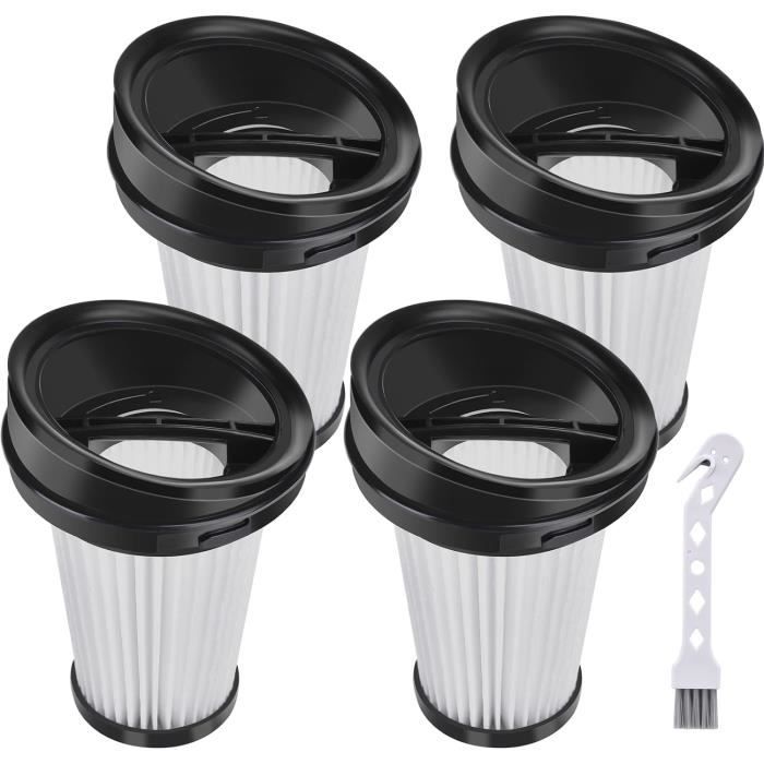 Lot De 4 Filtres HEPA Pour Aspirateur Sans Fil - Compatible Moosoo K17, Dibea T6, ORFELD V20