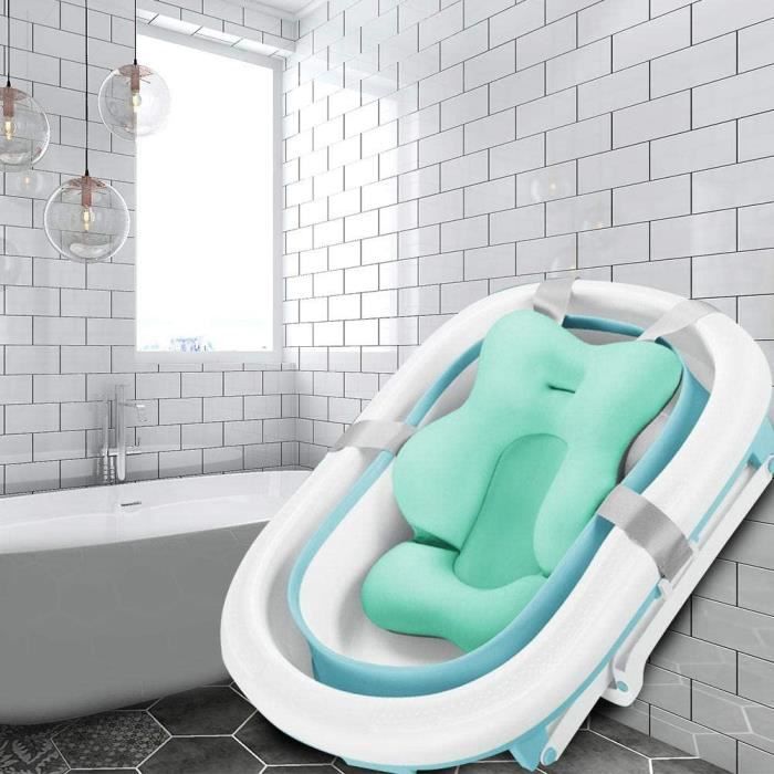 Coussin De Baignoire Bébé Anti-Dérapant - Support Confortable Pour Nouveau-Né (0-12 Mois)