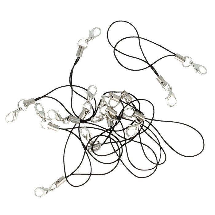 Attache et mousqueton 7cm 15 pièces - Artémio Argenté
