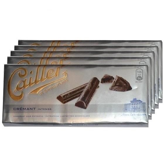 5 Tablettes Cailler Crémant