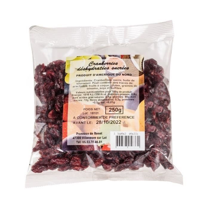 Cranberries Séchées