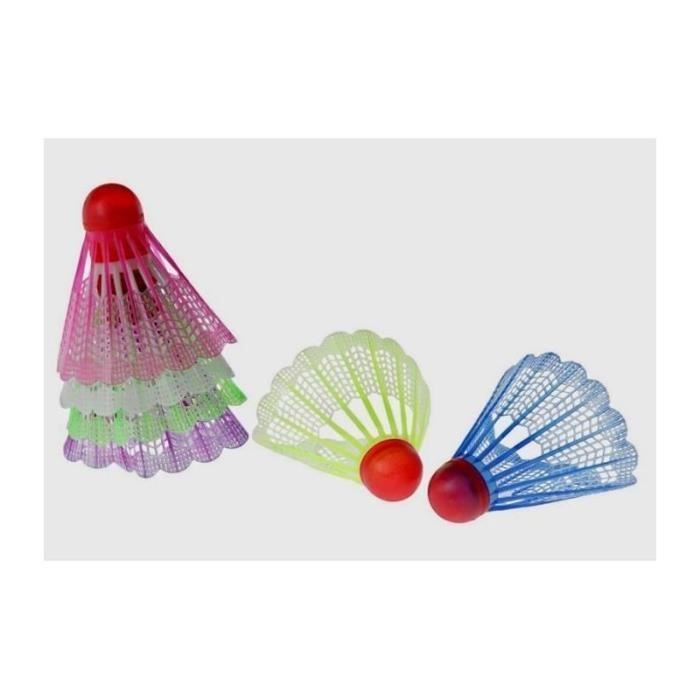 6 volants de badminton