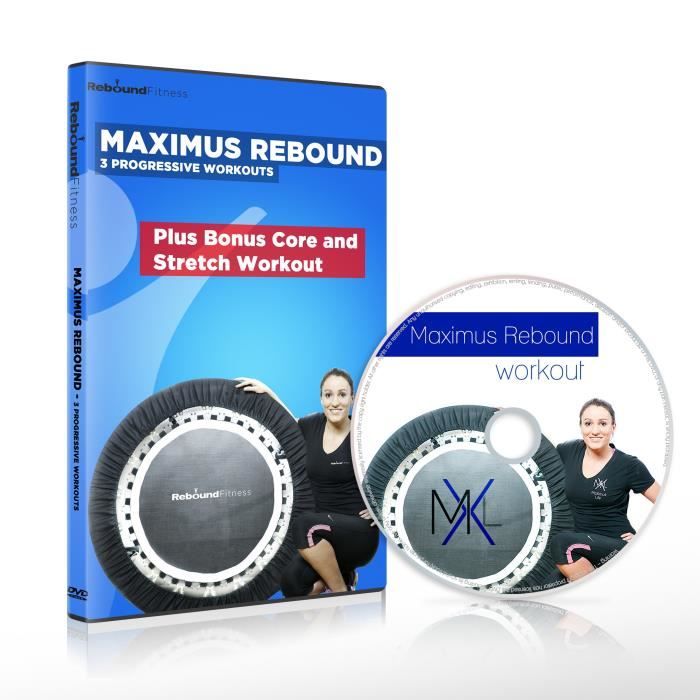 Maximus rebond – Mini trampoline DVD séance d'entraînement Compilation. Comprend 3 Progressive motivant, Fun, Rebondeurs en NBA p