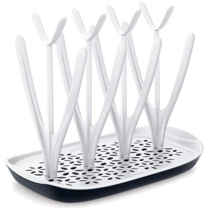Philips Avent SCF149/00 Egouttoir design pour 8 Biberons Noir et Blanc