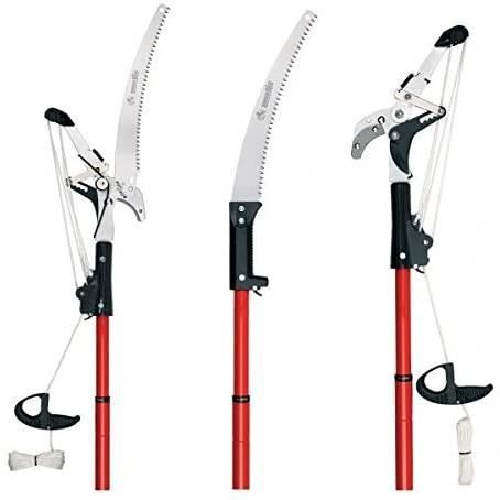 CISEAUX DE JARDIN IA SEacuteCATEUREacuteLAGUEUR Agrave PERCHE PROFESSIONNEL AVEC COUPE Agrave CLIQUET AVEC UNE PERCHE TEacuteLE1086