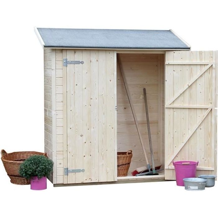 Coffre d'exterieur - rangement d'exterieur Armoire en Bois Gardiun Marge 15mm avec sol et arrière