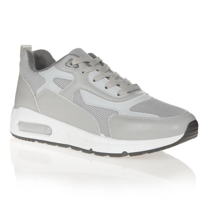 BBS - Baskets - Homme - Gris