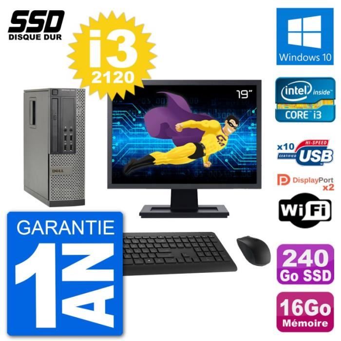 PC Dell 7010 SFF Ecran 19