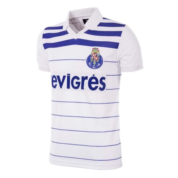 Maillot Copa Extérieur RETRO FC PORTO 1985 - 86 - blanc/bleu - L
