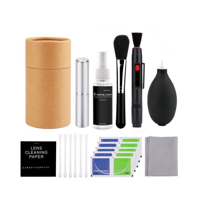 1 ensemble de 23PCS Ensemble de dispositifs de nettoyage d'objectif d'appareil photo Kit ENTRETIEN - NETTOYAGE PHOTO - OPTIQUE