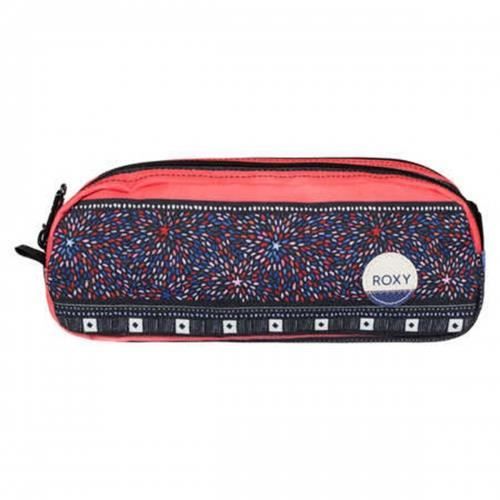 Trousse zippée à double compartiments - Roxy Da rock - Ecole Fille Scolaire Collège - 6-18ans - Noir Multicouleur