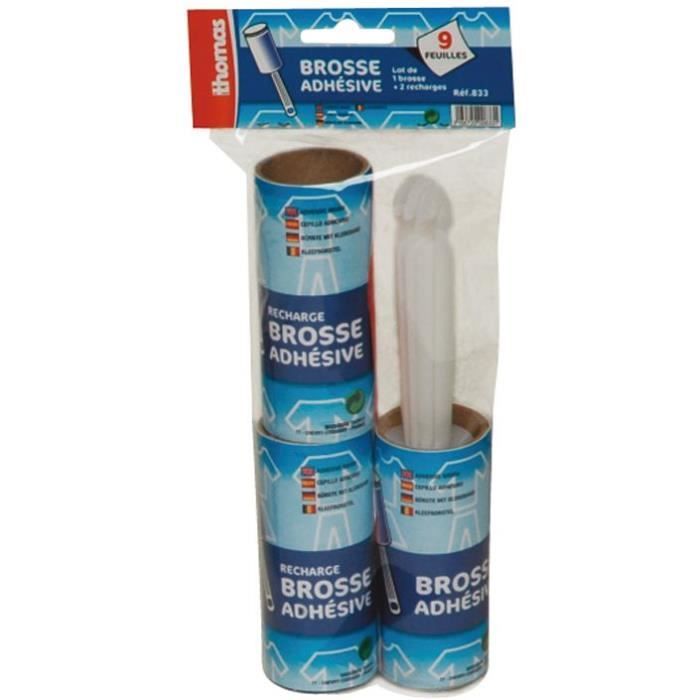 Brosse adhesive complète + 2 recharges