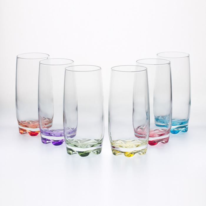 TREND'UP - VERRE FORME HAUTE ADORA FOND COULEUR…