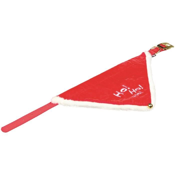 TRIXIE Collier Necki avec bandana S-M - 30-40 cm/20 mm - Rouge - Pour chien et chat