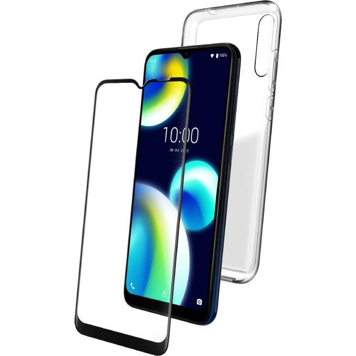 WIKO Pack Coque flexible + Verre trempé pour View 4 Lite