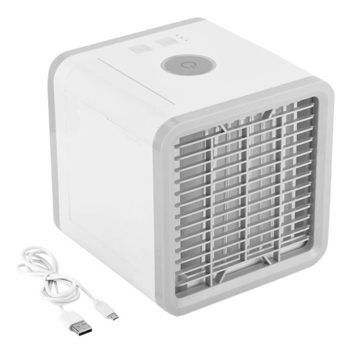 Climatiseur Portable Ventilateur USB Mini Refroidisseur d'air Humidificateur Purificateur pour Maison/Bureau/Camping