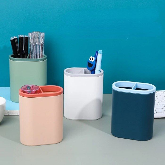 Porte-crayons Licorne En Bois - Organisateur Mignon Et Pratique Pour Bureau Ou Chambre D'enfant